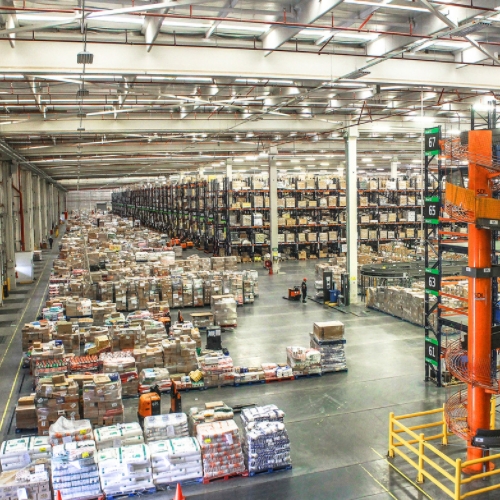 Goods delivered to ELK warehouse